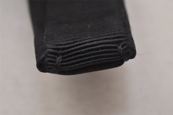 Authentic PRADA Nylon Tessuto Logo Head Band Black Box 5592J