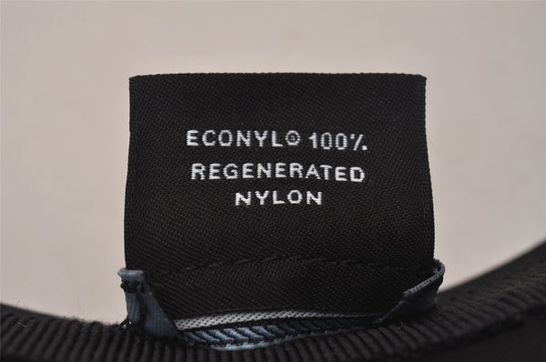 Authentic PRADA Nylon Tessuto Logo Head Band Black Box 5592J