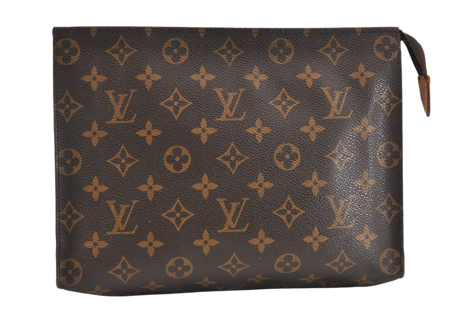 Auth Louis Vuitton Monogram Poche Toilette 26 Pouch Old Model LV Junk 5593K