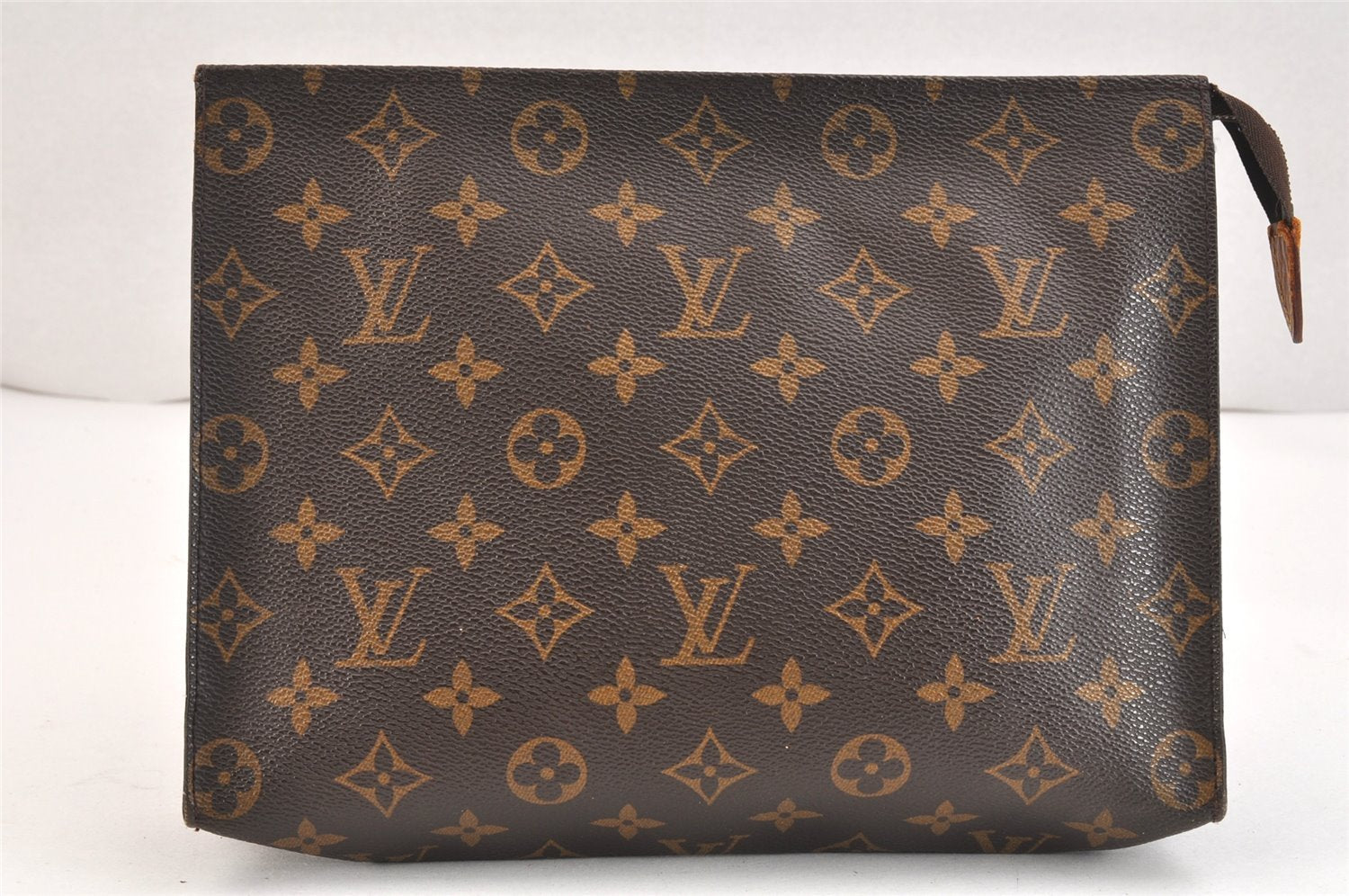 Auth Louis Vuitton Monogram Poche Toilette 26 Pouch Old Model LV Junk 5593K