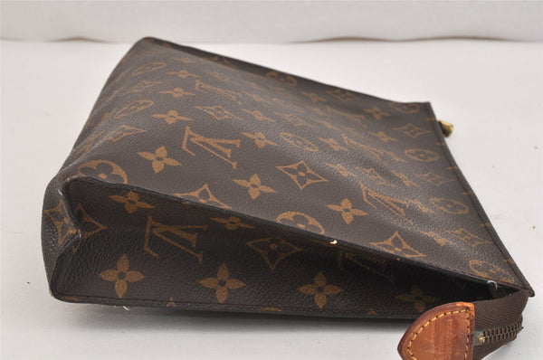 Auth Louis Vuitton Monogram Poche Toilette 26 Pouch Old Model LV Junk 5593K