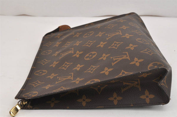 Auth Louis Vuitton Monogram Poche Toilette 26 Pouch Old Model LV Junk 5593K