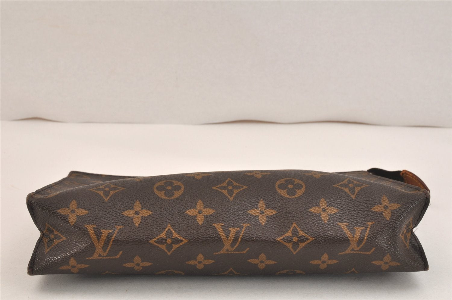 Auth Louis Vuitton Monogram Poche Toilette 26 Pouch Old Model LV Junk 5593K