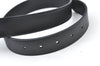 Authentic GUCCI Double G Leather Belt Size 70cm 27.6" 414516 Black 5595H