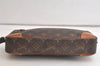 Authentic Louis Vuitton Monogram Marly Dragonne GM M51825 Clutch Bag Junk 5595K