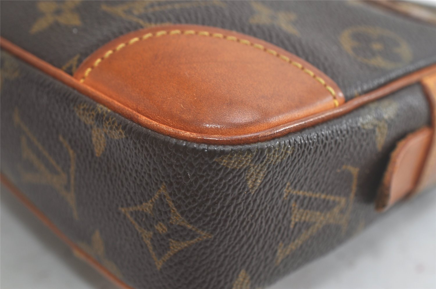 Authentic Louis Vuitton Monogram Marly Dragonne GM M51825 Clutch Bag Junk 5595K