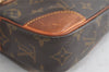 Authentic Louis Vuitton Monogram Marly Dragonne GM M51825 Clutch Bag Junk 5595K