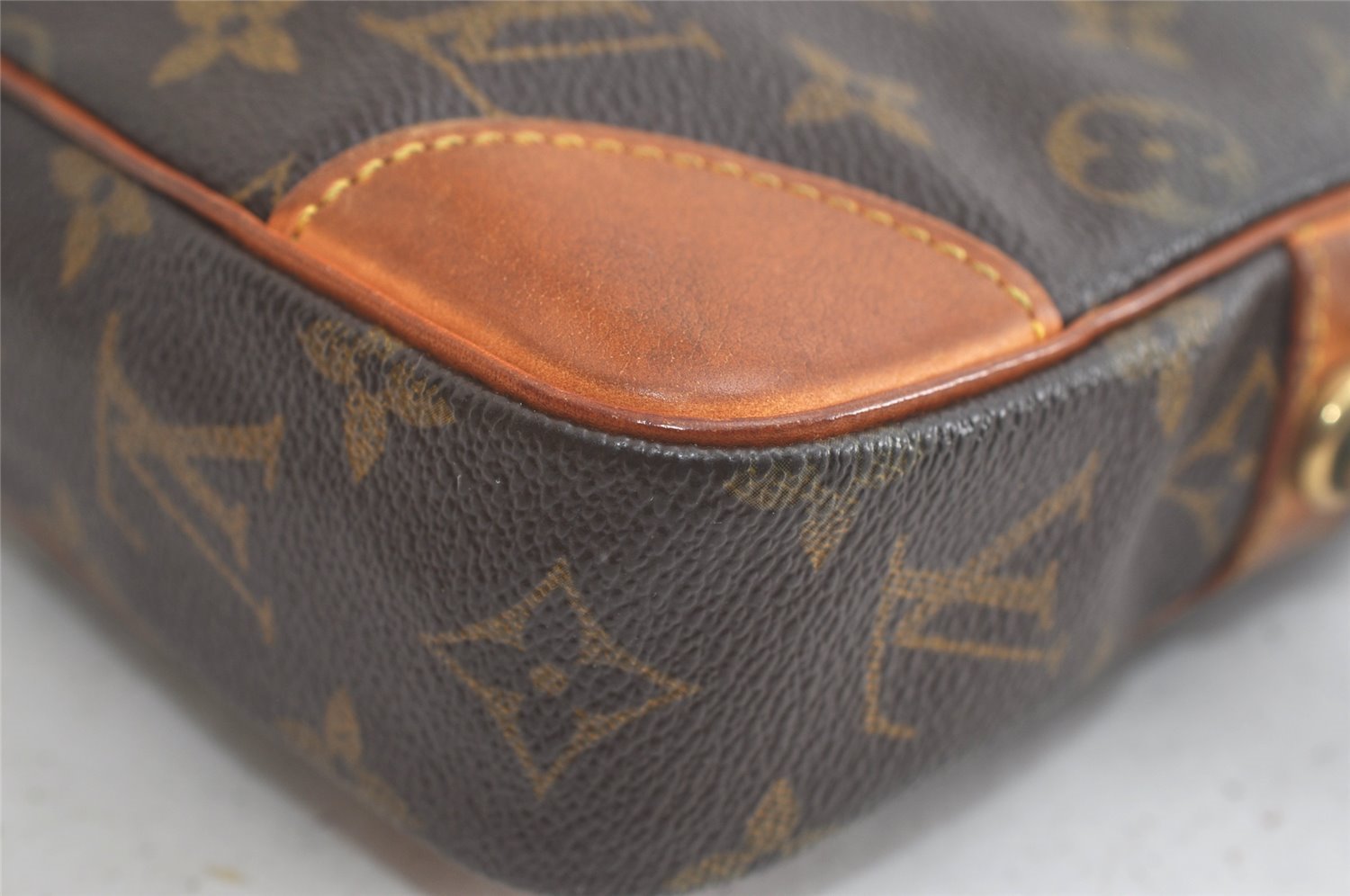 Authentic Louis Vuitton Monogram Marly Dragonne GM M51825 Clutch Bag Junk 5595K