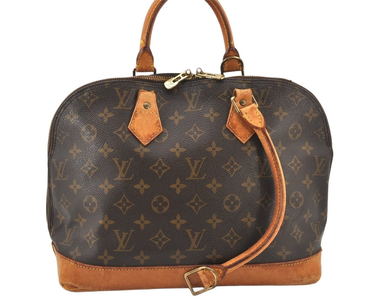 Authentic Louis Vuitton Monogram Alma Hand Bag Purse M51130 LV Junk 5596K