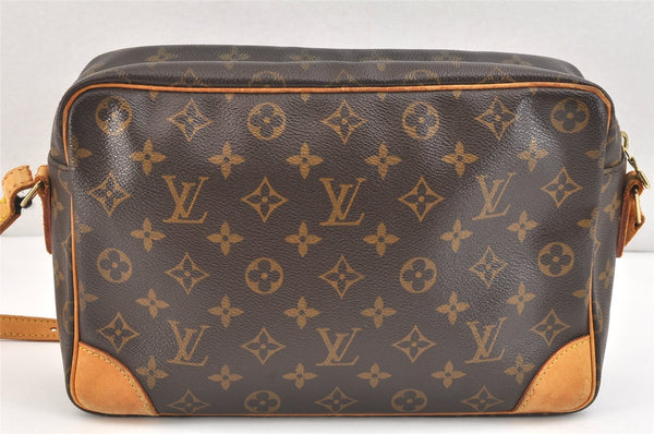 Authentic Louis Vuitton Monogram Trocadero 30 Shoulder Bag M51272 Junk 5598K