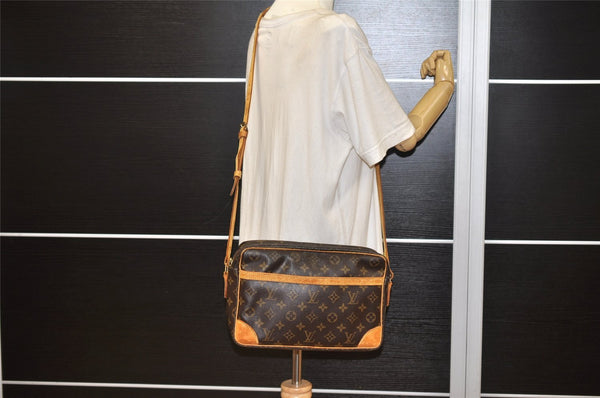 Authentic Louis Vuitton Monogram Trocadero 30 Shoulder Bag M51272 Junk 5598K