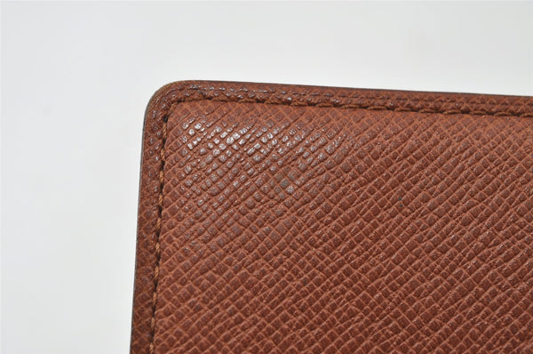 Authentic Louis Vuitton Monogram Agenda Poche Planner Cover R20503 LV 5600I