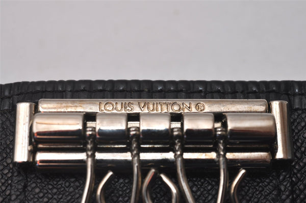 Authentic Louis Vuitton Epi Multicles 4 Key Case Black M63822 LV 5603I