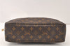 Auth Louis Vuitton Monogram Trousse Toilette 28 Clutch Hand Bag M47522 LV 5603K