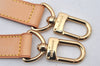 Authentic Louis Vuitton Leather Shoulder Strap Beige 40-46.5" LV 5605K