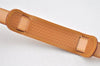 Authentic Louis Vuitton Leather Shoulder Strap Beige 40-46.5" LV 5605K