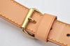 Authentic Louis Vuitton Leather Shoulder Strap Beige 40-46.5" LV 5605K