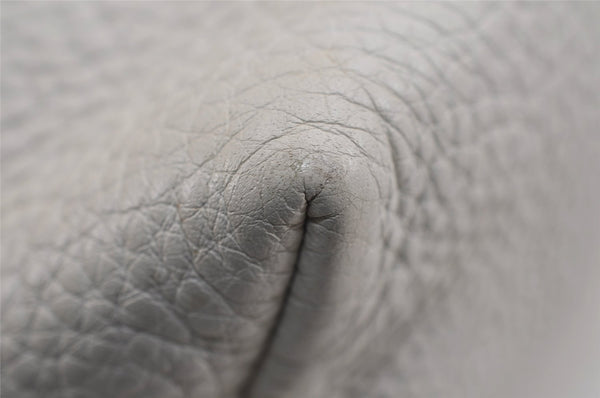 Authentic GUCCI Children's SOHO Leather Tote Hand Bag Purse 340618 White 5606J