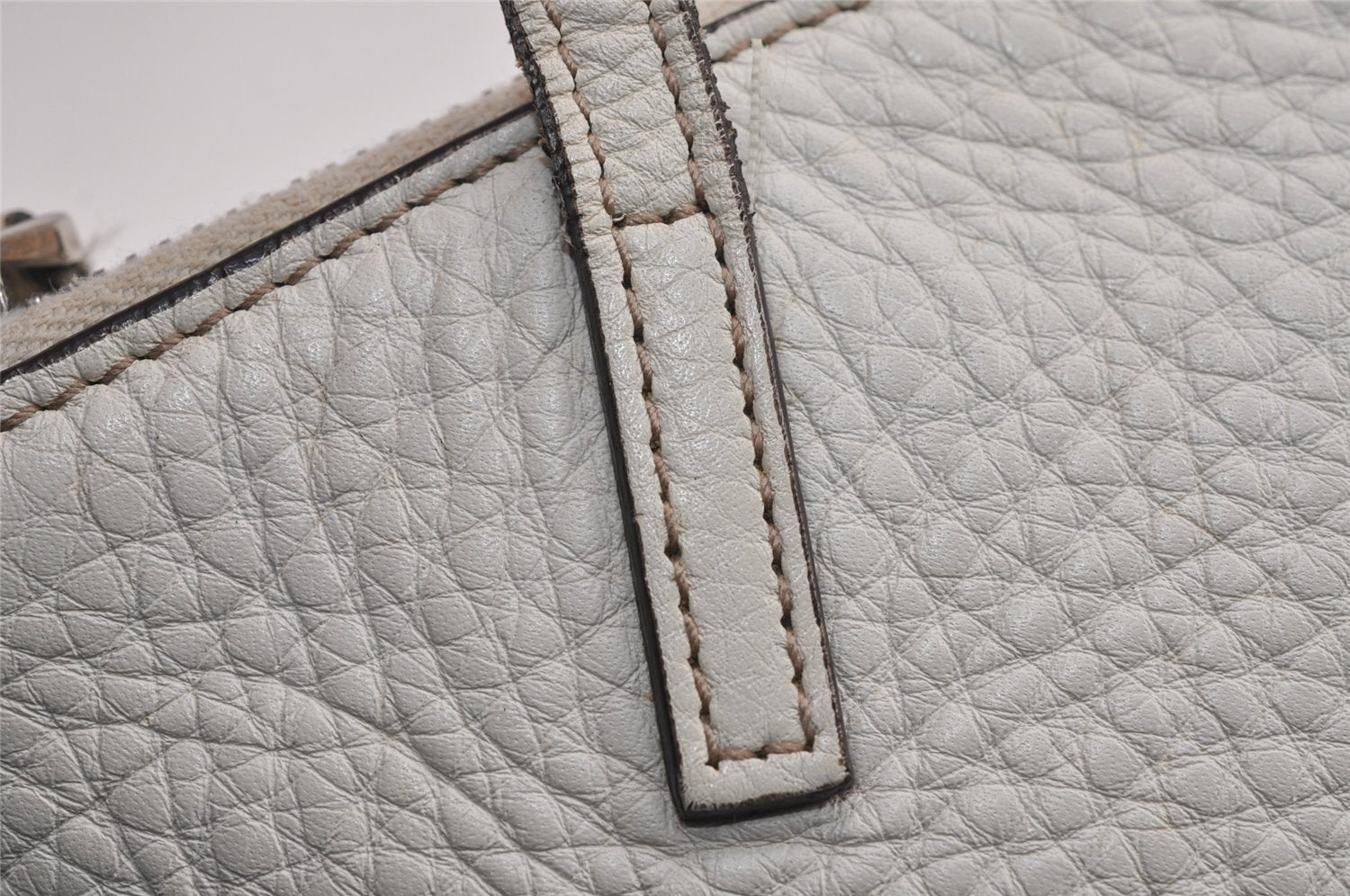 Authentic GUCCI Children's SOHO Leather Tote Hand Bag Purse 340618 White 5606J