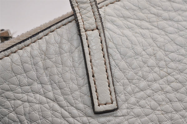 Authentic GUCCI Children's SOHO Leather Tote Hand Bag Purse 340618 White 5606J