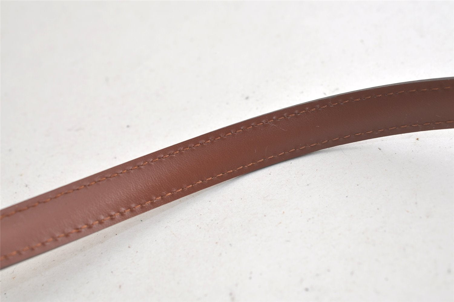 Authentic Louis Vuitton Leather Shoulder Strap Brown 40.6-47.4