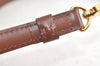 Authentic Louis Vuitton Leather Shoulder Strap Brown 40.6-47.4" LV 5606K