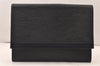 Authentic Louis Vuitton Epi Pochette Enveloppe Document Case M52582 Black 5608K