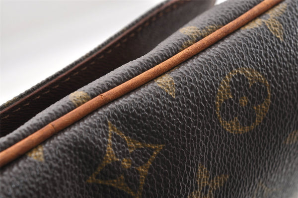 Authentic Louis Vuitton Monogram Musette Tango Shoulder Bag M51257 LV 5609I