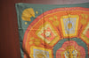 Authentic HERMES Carre 90 Scarf "Porte et Cavalerie " Silk Green 5612G