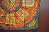 Authentic HERMES Carre 90 Scarf "Porte et Cavalerie " Silk Green 5612G