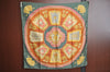 Authentic HERMES Carre 90 Scarf "Porte et Cavalerie " Silk Green 5612G