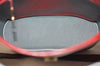 Authentic Christian Dior Honeycomb Shoulder Cross Bag PVC Leather Red 5612K