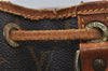 Authentic Louis Vuitton Monogram Petit Noe M42226 Shoulder Drawstring Bag 5615I