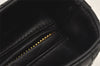 Authentic Christian Dior Lady Dior Lamb Skin Cannage Hand Bag Black CD 5616K