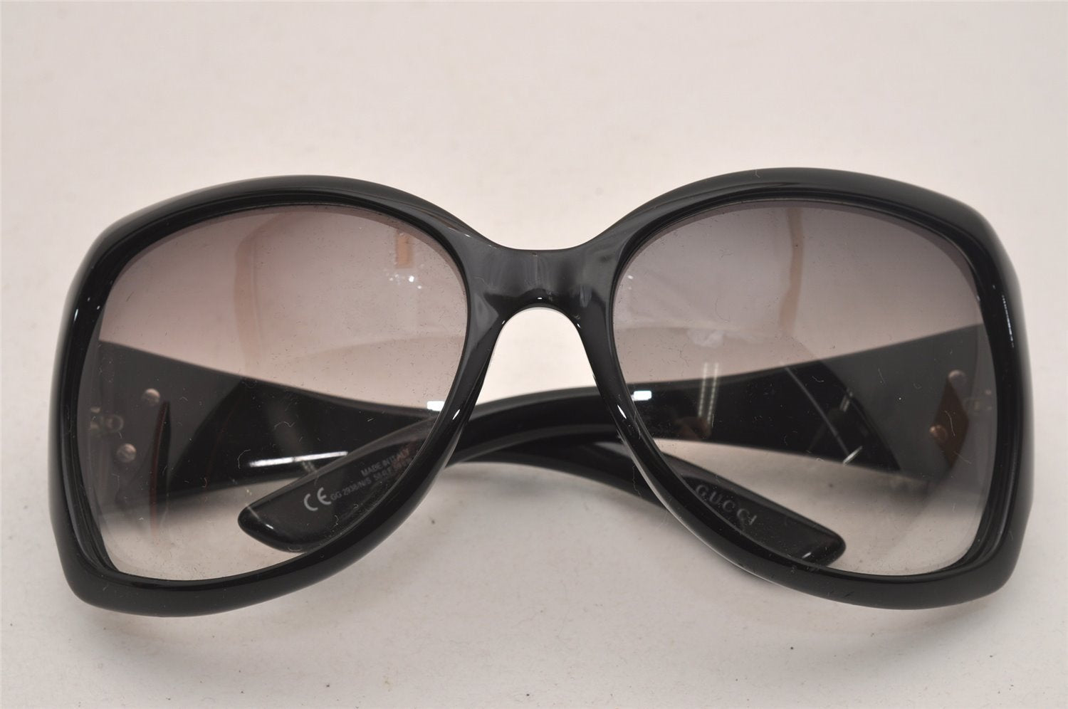 Authentic GUCCI Interlocking G Sunglasses GG 2938/N/S Plastic Black Clear 5618J