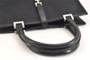 Authentic GUCCI Jackie Hand Tote Bag Purse GG Canvas Leather 0021065 Black 5618K