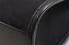 Authentic GUCCI Jackie Hand Tote Bag Purse GG Canvas Leather 0021065 Black 5618K