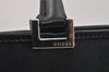 Authentic GUCCI Jackie Hand Tote Bag Purse GG Canvas Leather 0021065 Black 5618K