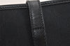 Authentic GUCCI Jackie Hand Tote Bag Purse GG Canvas Leather 0021065 Black 5618K