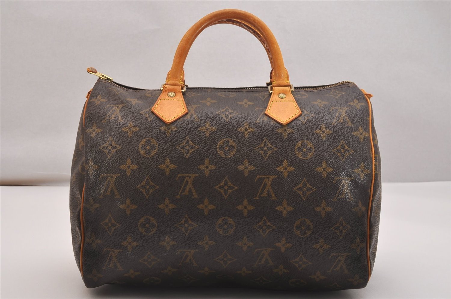 Authentic Louis Vuitton Monogram Speedy 30 Hand Boston Bag M41526 LV 5619J