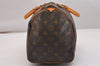Authentic Louis Vuitton Monogram Speedy 30 Hand Boston Bag M41526 LV 5619J
