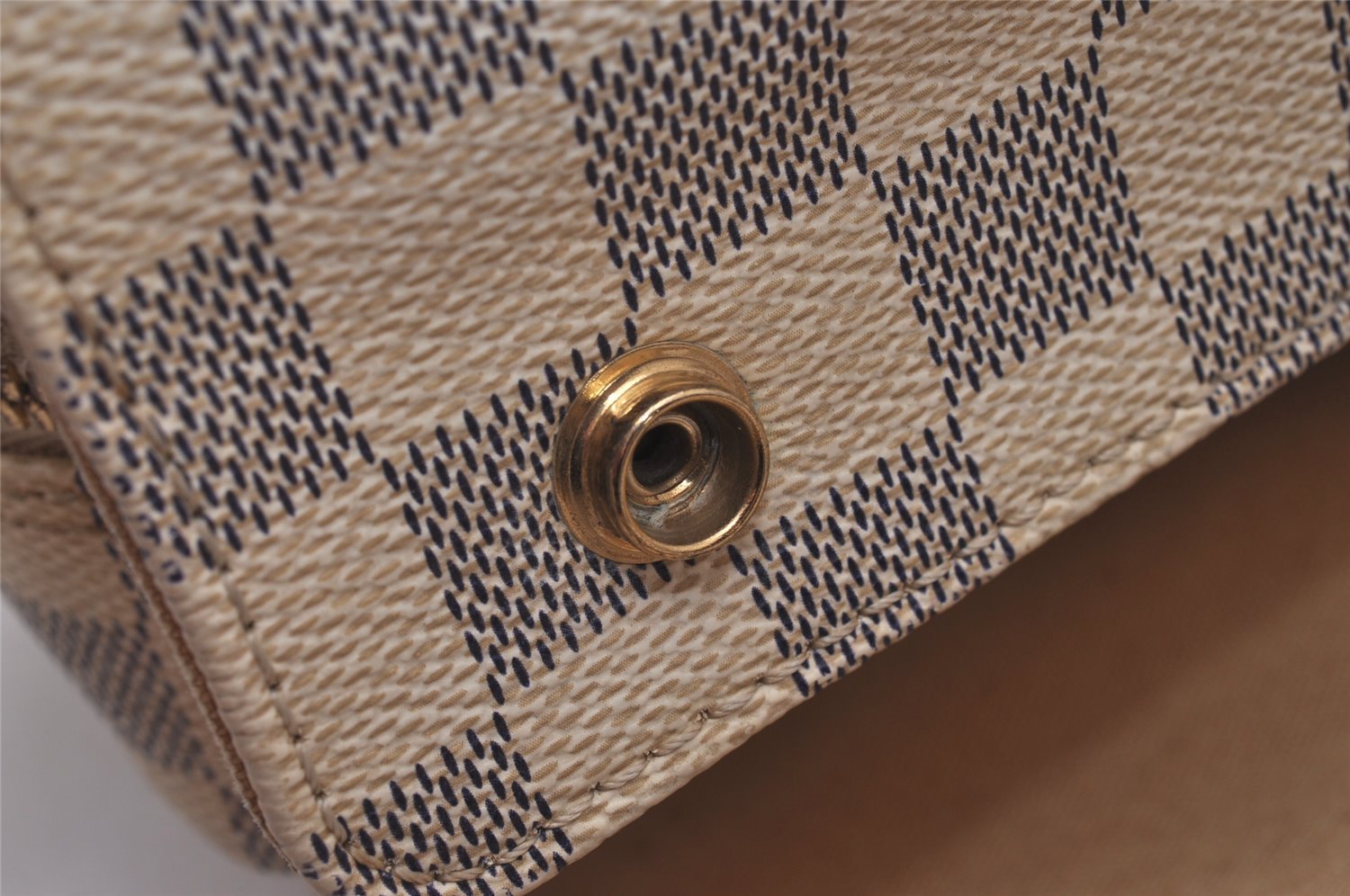 Authentic Louis Vuitton Damier Azur Naviglio Shoulder Cross Bag N51189 LV 5620I