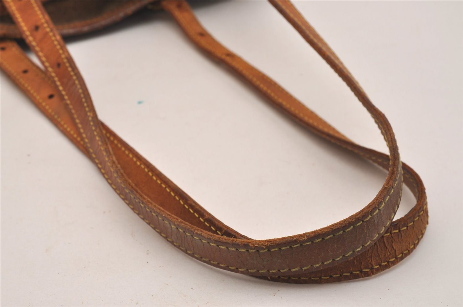 Authentic Louis Vuitton Monogram Bucket PM Shoulder Tote Bag M42238 LV 5620J