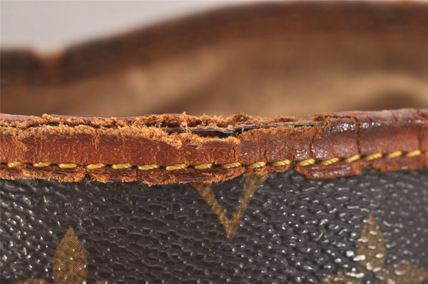 Authentic Louis Vuitton Monogram Bucket PM Shoulder Tote Bag M42238 LV 5620J