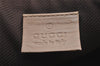 Authentic GUCCI Vintage Hand Bag Pouch Purse GG Canvas Leather 07198 Beige 5621I