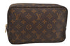 Auth Louis Vuitton Monogram Trousse Toilette 23 Clutch Bag M47524 LV Junk 5621J