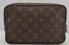 Auth Louis Vuitton Monogram Trousse Toilette 23 Clutch Bag M47524 LV Junk 5621J
