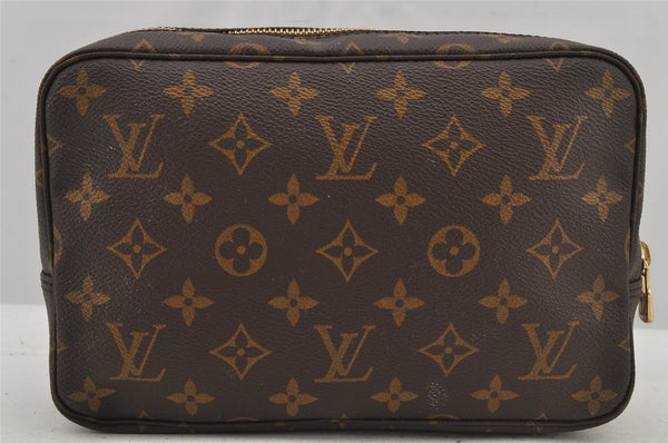 Auth Louis Vuitton Monogram Trousse Toilette 23 Clutch Bag M47524 LV Junk 5621J