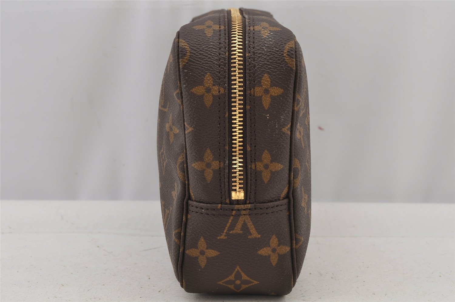 Auth Louis Vuitton Monogram Trousse Toilette 23 Clutch Bag M47524 LV Junk 5621J
