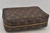 Auth Louis Vuitton Monogram Trousse Toilette 23 Clutch Bag M47524 LV Junk 5621J